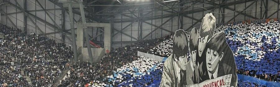 开云官网-友好，对阵利物浦前马赛主场看台打出致敬披头士的TIFO